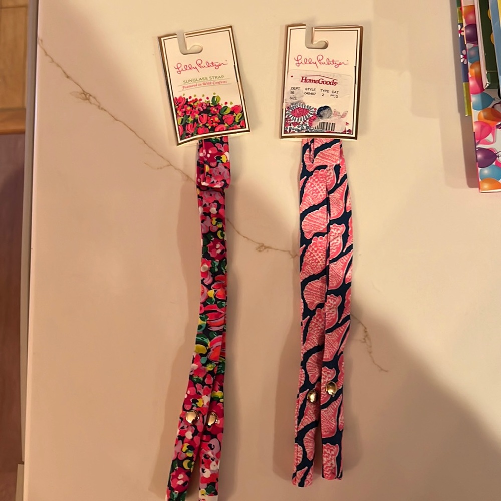 Two NWT Lilly Pulitzer Sunglasses Straps